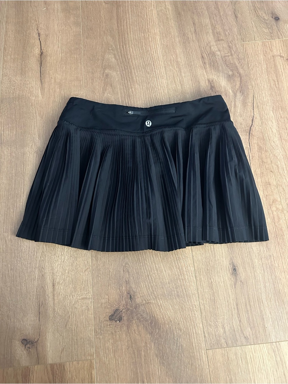 lululemon athletica Black Pleated Tennis Skort